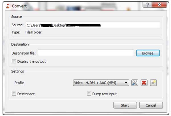 VLC Media Player: конвертация медиа