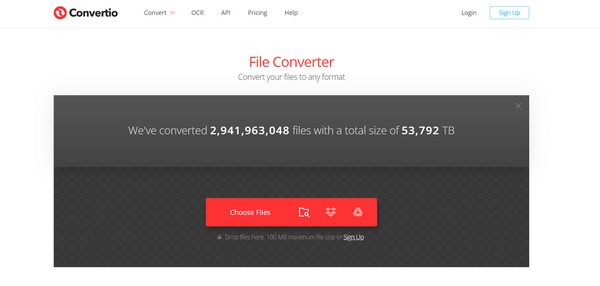 Конвертация MP3 в M4R через Convertio