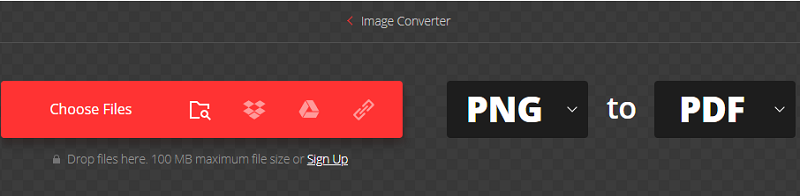 Convertio: PNG to PDF