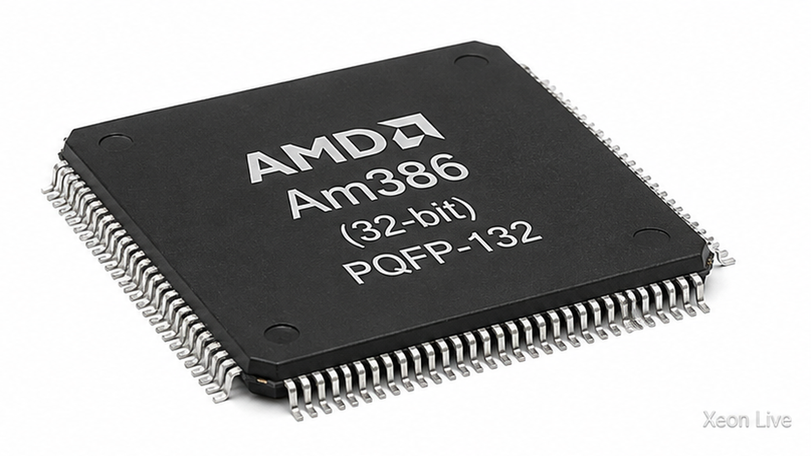 AMD Am386 (32-bit) PQFP-132: полный обзор серии 32-битных процессоров, версий DX, DXL, DXLV и DE, тестов и ретро-сборок
