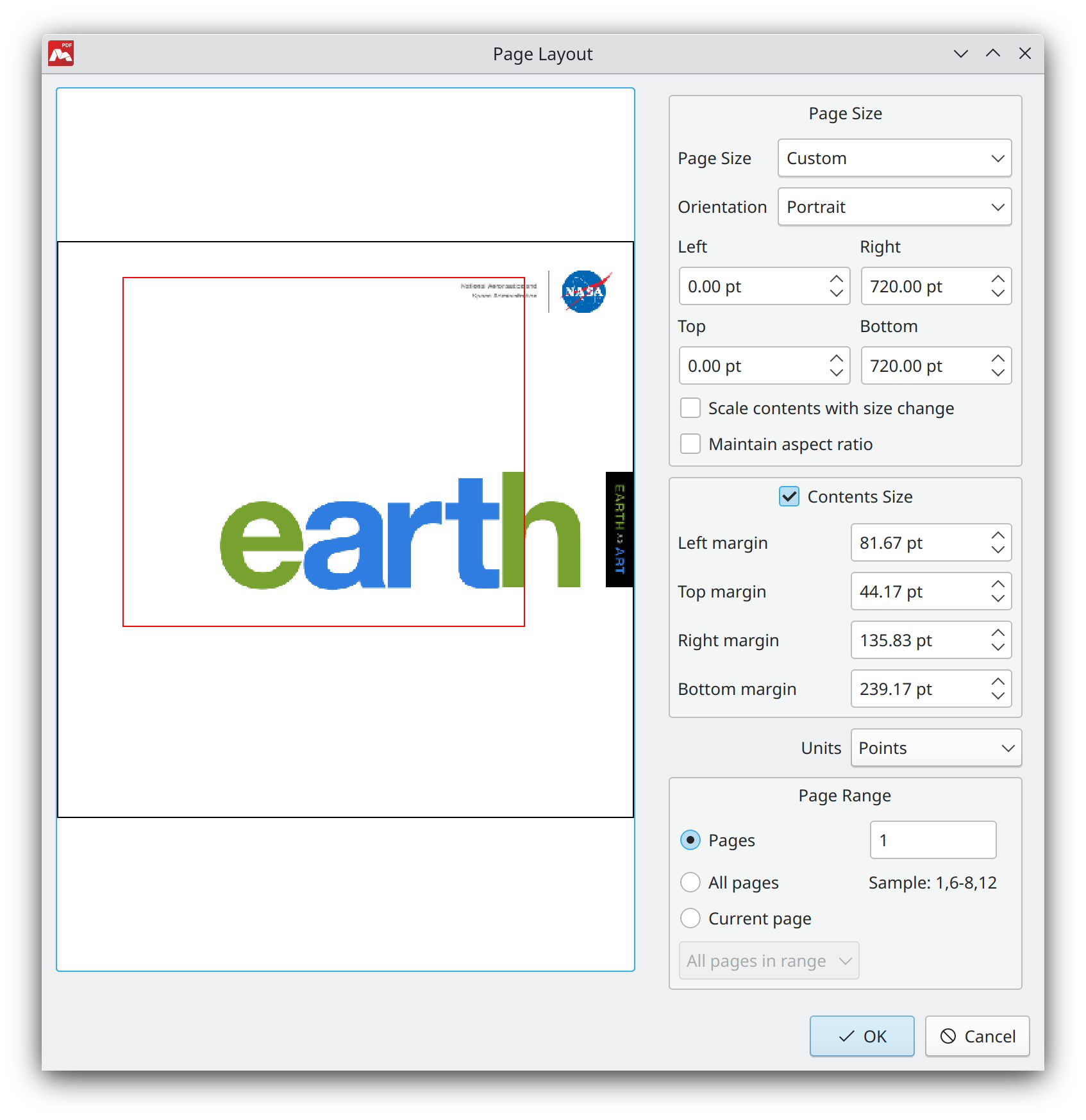 Master PDF Editor: настройка полей и CropBox