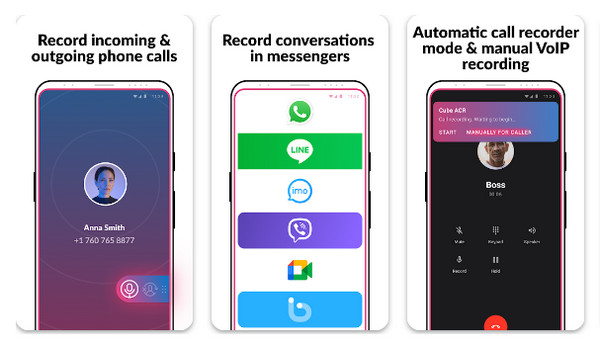 Cube ACR — запись звонка в WhatsApp