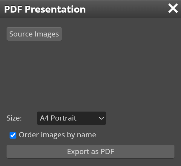 Photopea: PDF Presentation из изображений