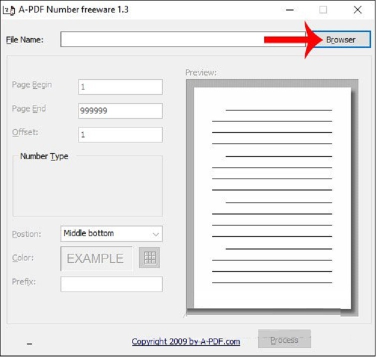Скриншот A-PDF Number: danh so trang pdf 6 r1y1twm