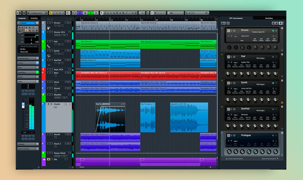 Скриншот Cubase