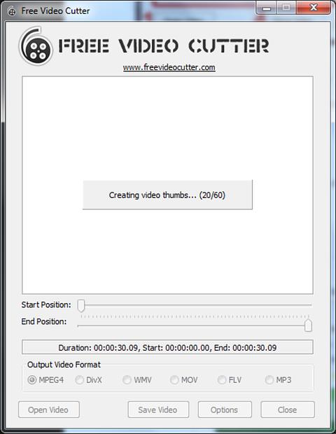 Создание video thumbs в Free Video Cutter