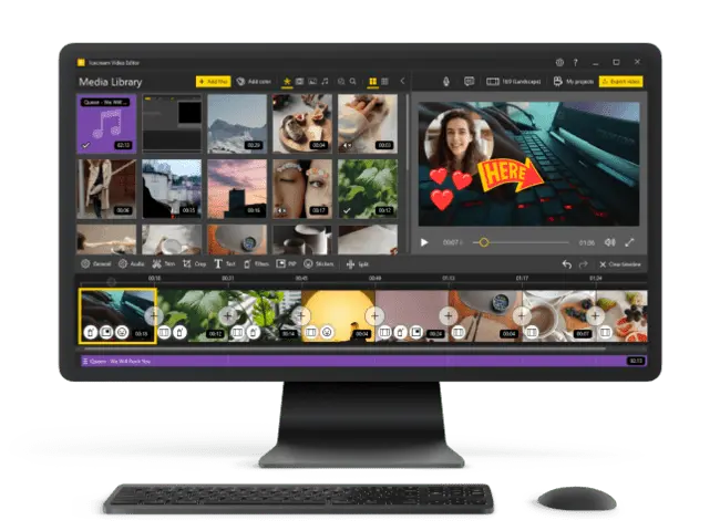 Интерфейс Icecream Video Editor