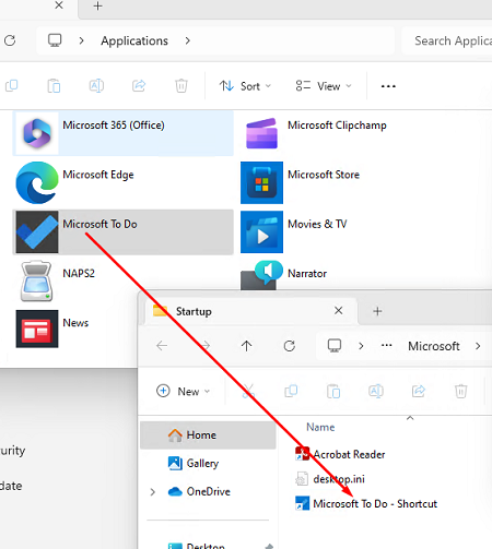 Добавление UWP приложения в автозагрузку через shell appsfolder