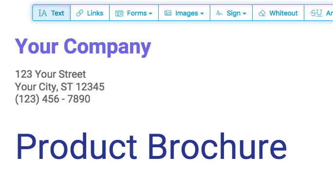 Sejda PDF Editor: редактирование существующего текста в PDF