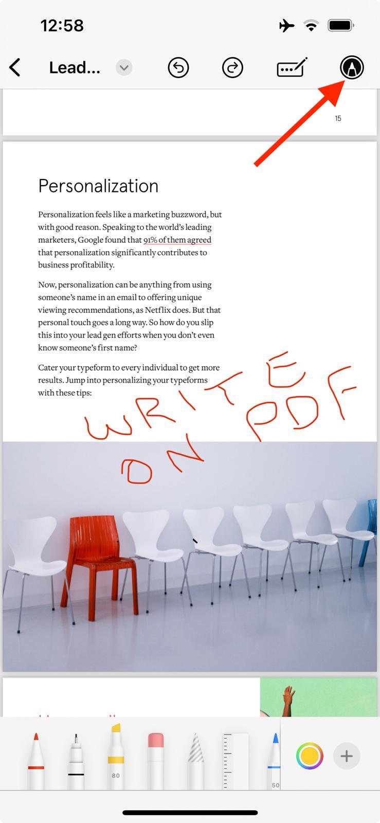 Smallpdf: редактирование PDF на iPhone