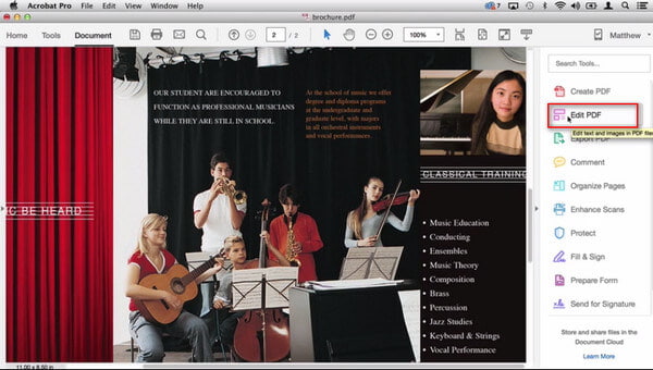 Редактирование PDF в Acrobat
