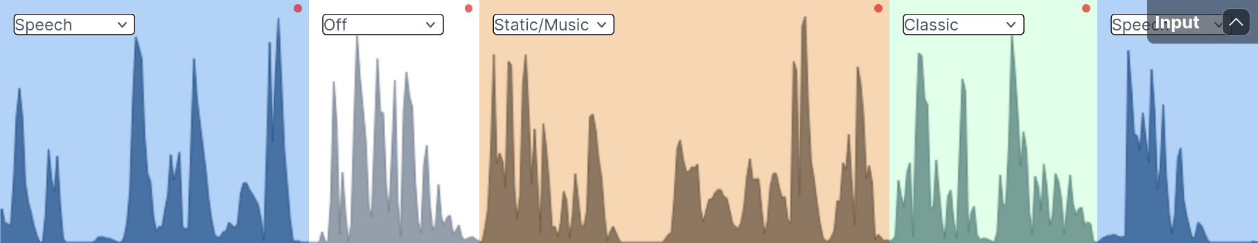 Denoise Editor в Auphonic