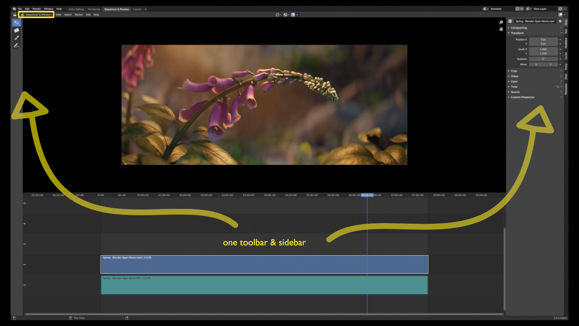 Совмещенный режим Sequencer & Preview