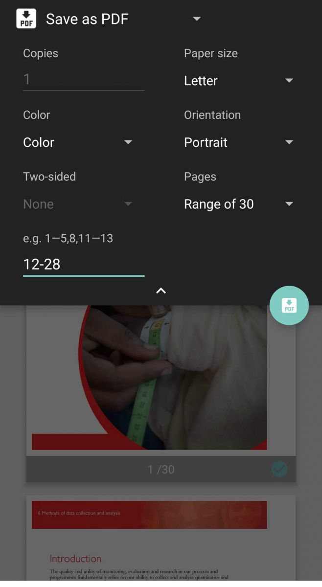 Мобильное разделение PDF на Android