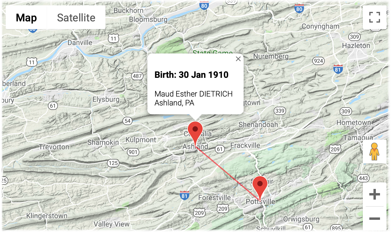 Reunion — карта и связи