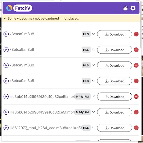 FetchV: обнаружение и обработка потока