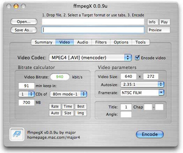 Пример работы FFmpeg с конвертацией видео