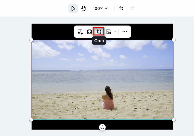 Выбор области в CapCut
