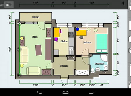 Интерфейс Floor Plan Creator