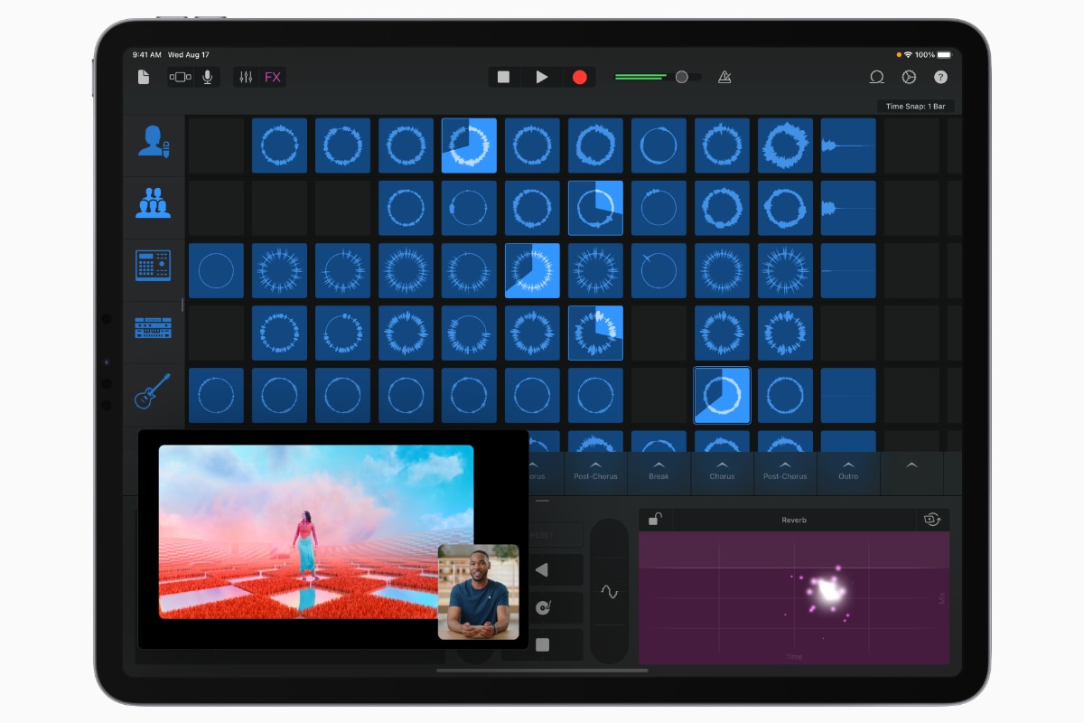 Скриншот GarageBand