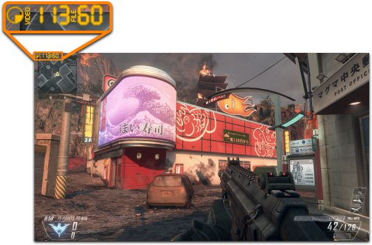 Игровой FPS-оверлей Dxtory поверх игры