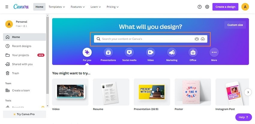Интерфейс InShot для интро на телефоне