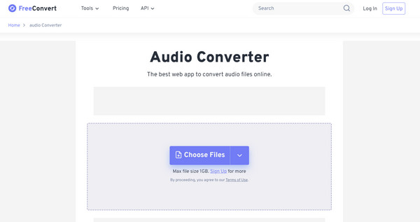 Конвертация MP3 в M4R через FreeConvert