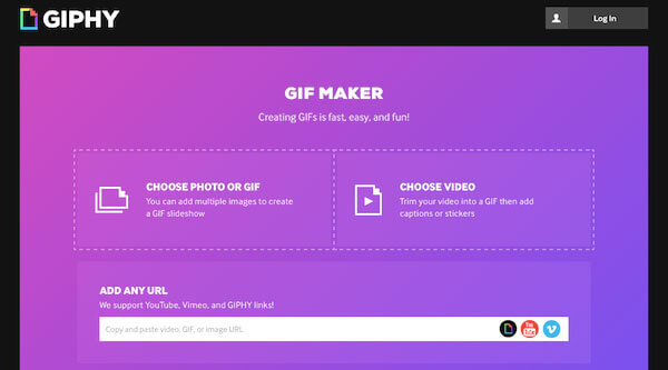 Создание GIF из MP4 в GIPHY