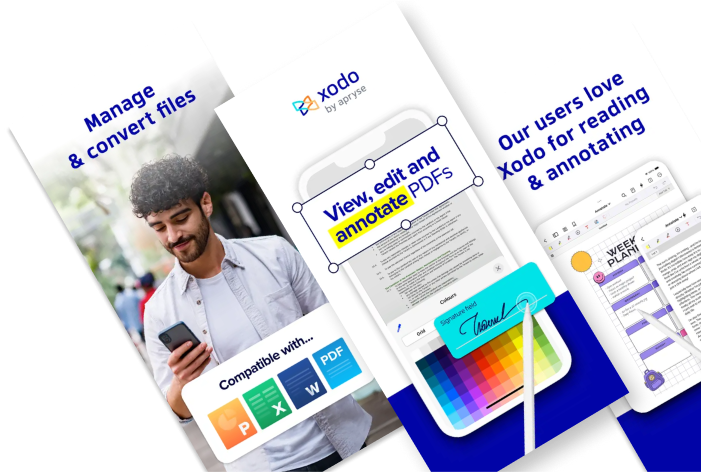 Xodo PDF Reader & Editor на мобильных устройствах