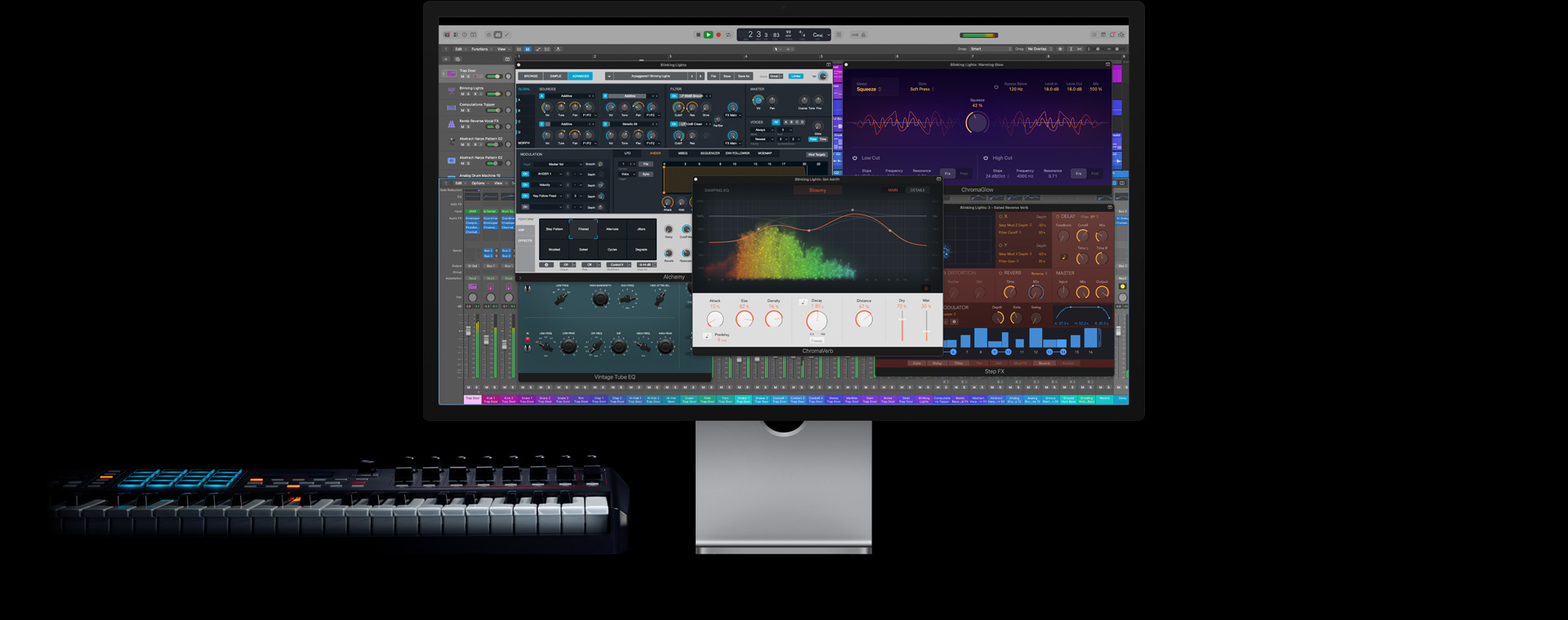 Интерфейс Apple Logic Pro