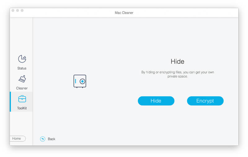 Инструмент Hide / Encrypt