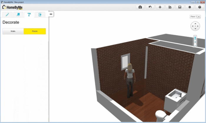 Интерфейс HomeByMe