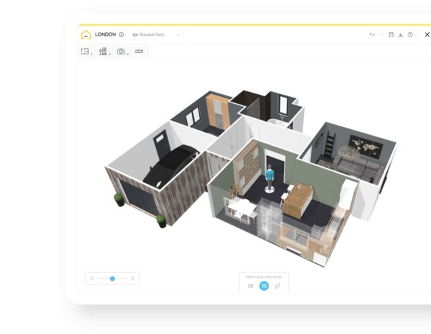 Интерфейс HomeByMe