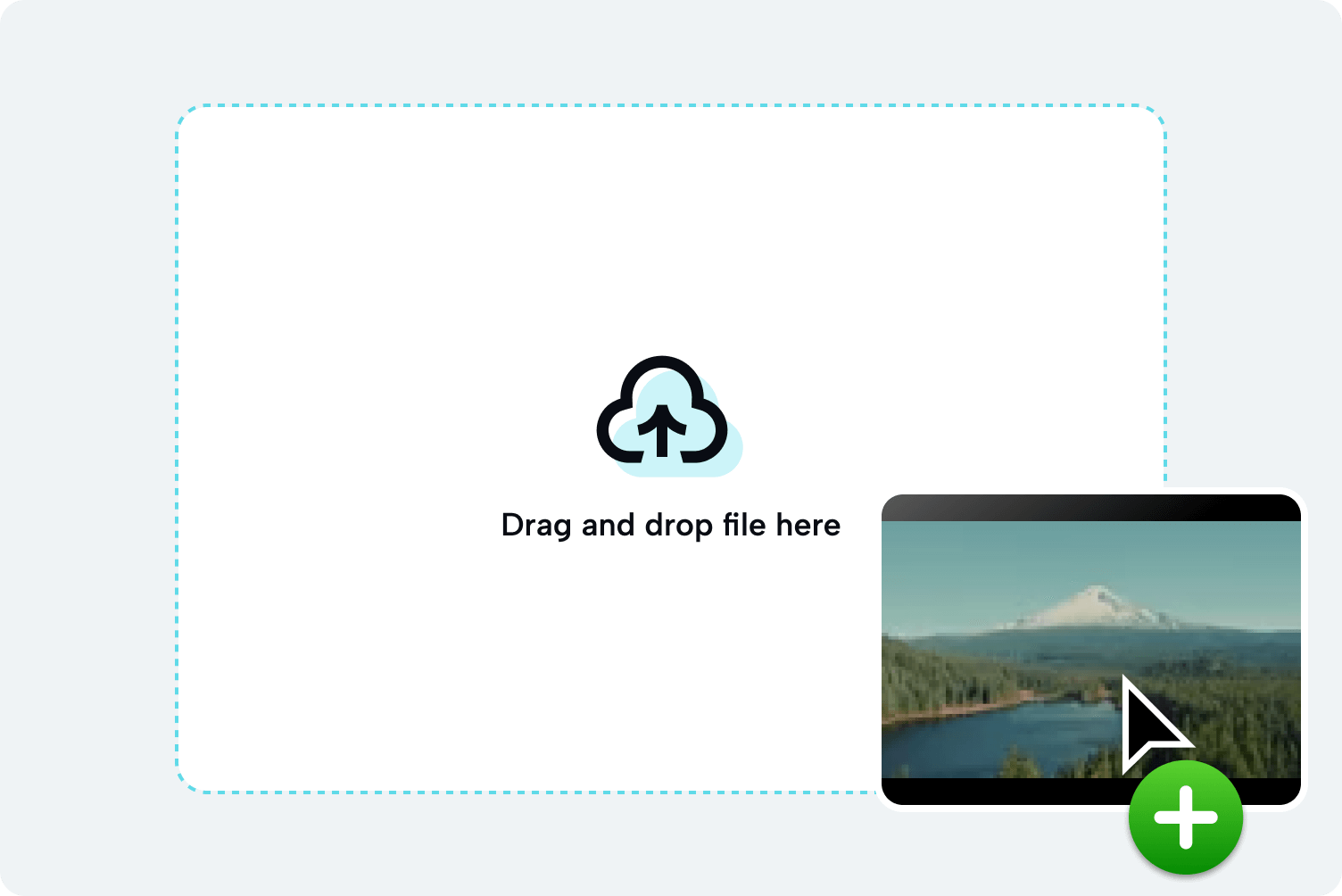 Загрузка видео в онлайн-инструмент CapCut
