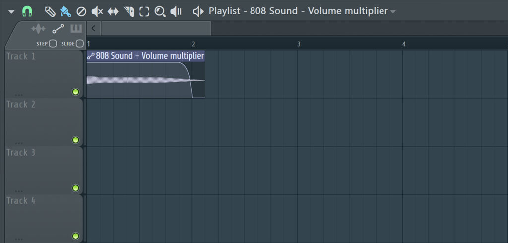 Автоматизация затухания в FL Studio