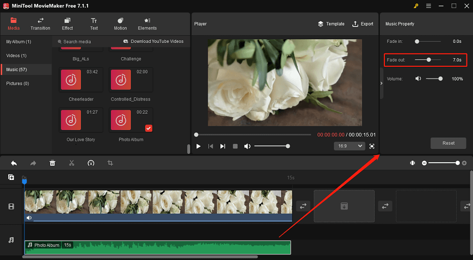 Fade out audio в DaVinci Resolve
