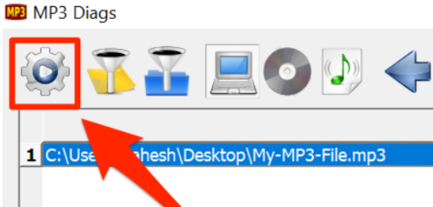 Диагностика MP3 в MP3 Diags