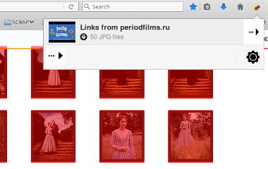 Результат анализа страницы и захвата галереи