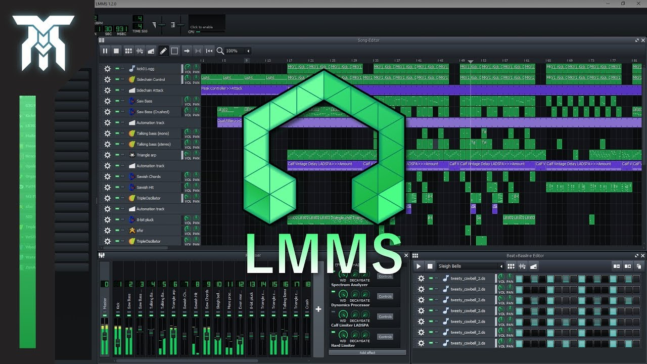Интерфейс LMMS