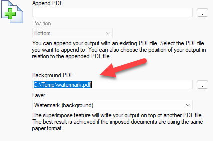 Вкладка Merge: объединение и фоновый PDF