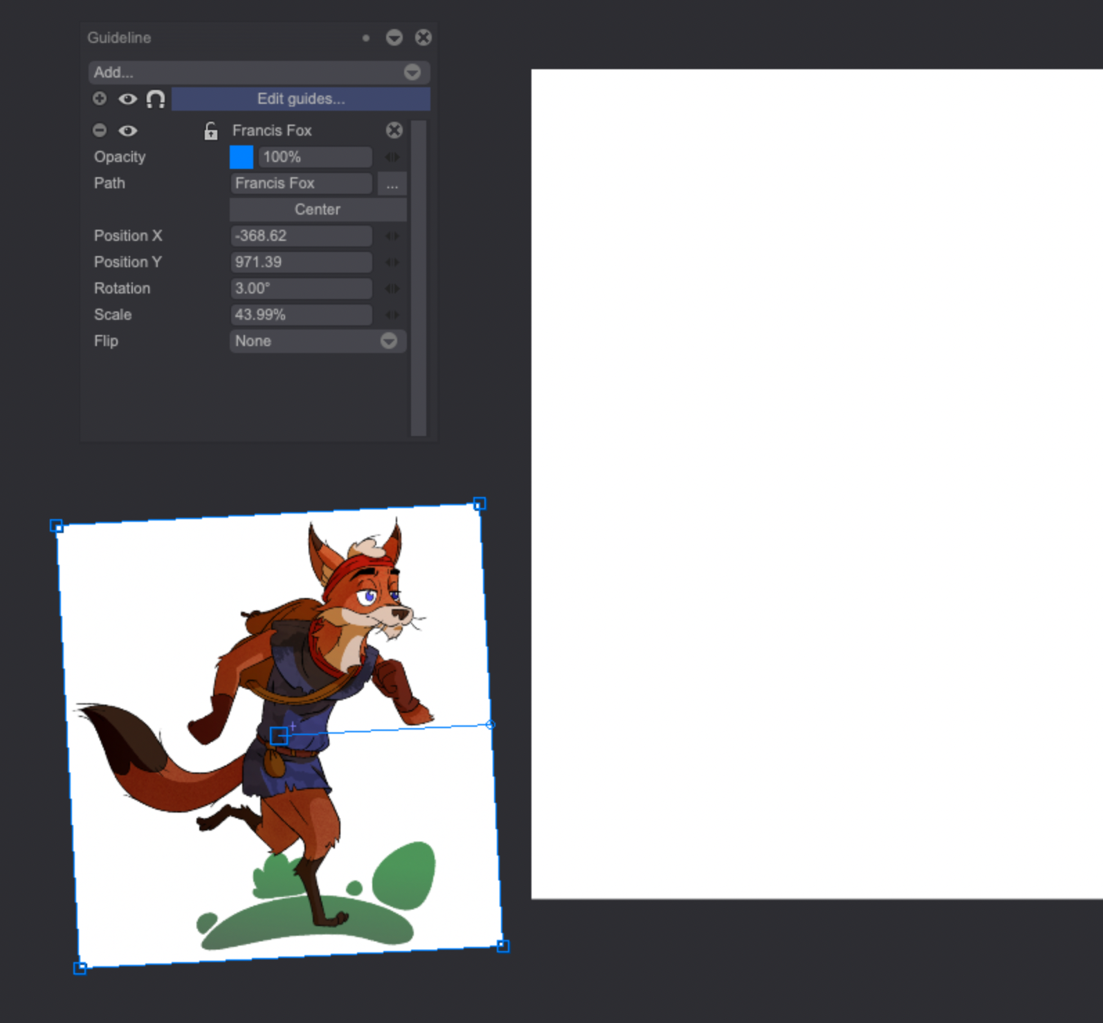 Интерфейс TVPaint Animation