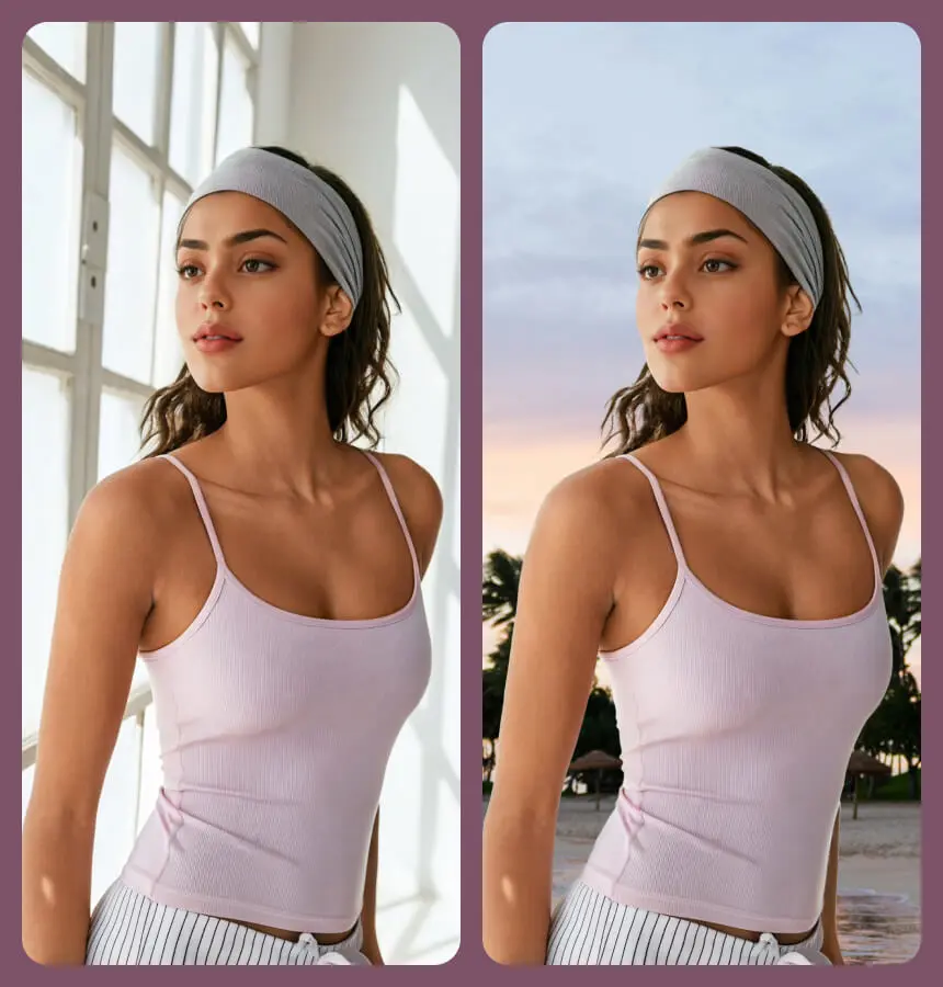 AirBrush: быстрая замена фона в портретном сценарии