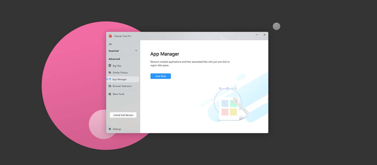 Стартовый экран App Manager