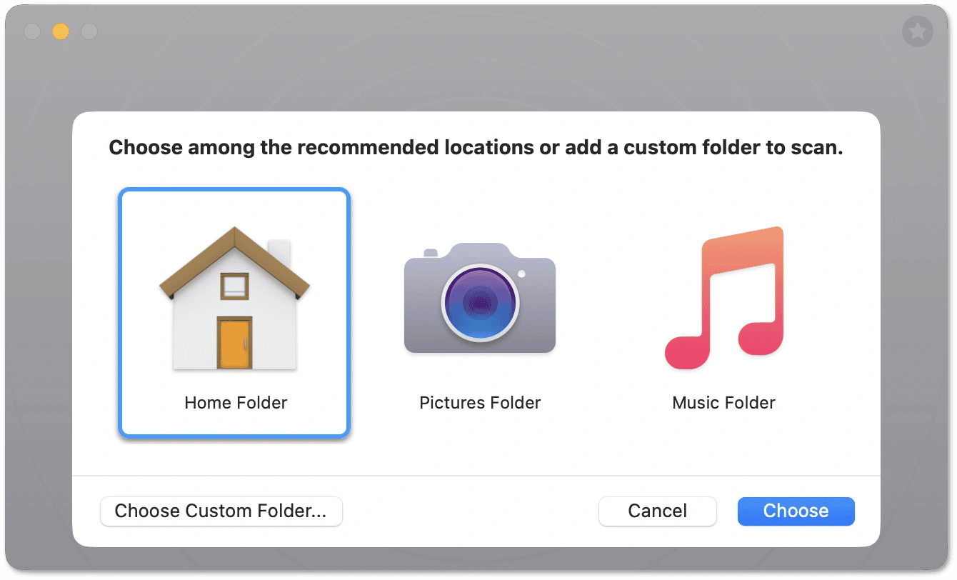 Gemini 2 — выбор локации для сканирования
