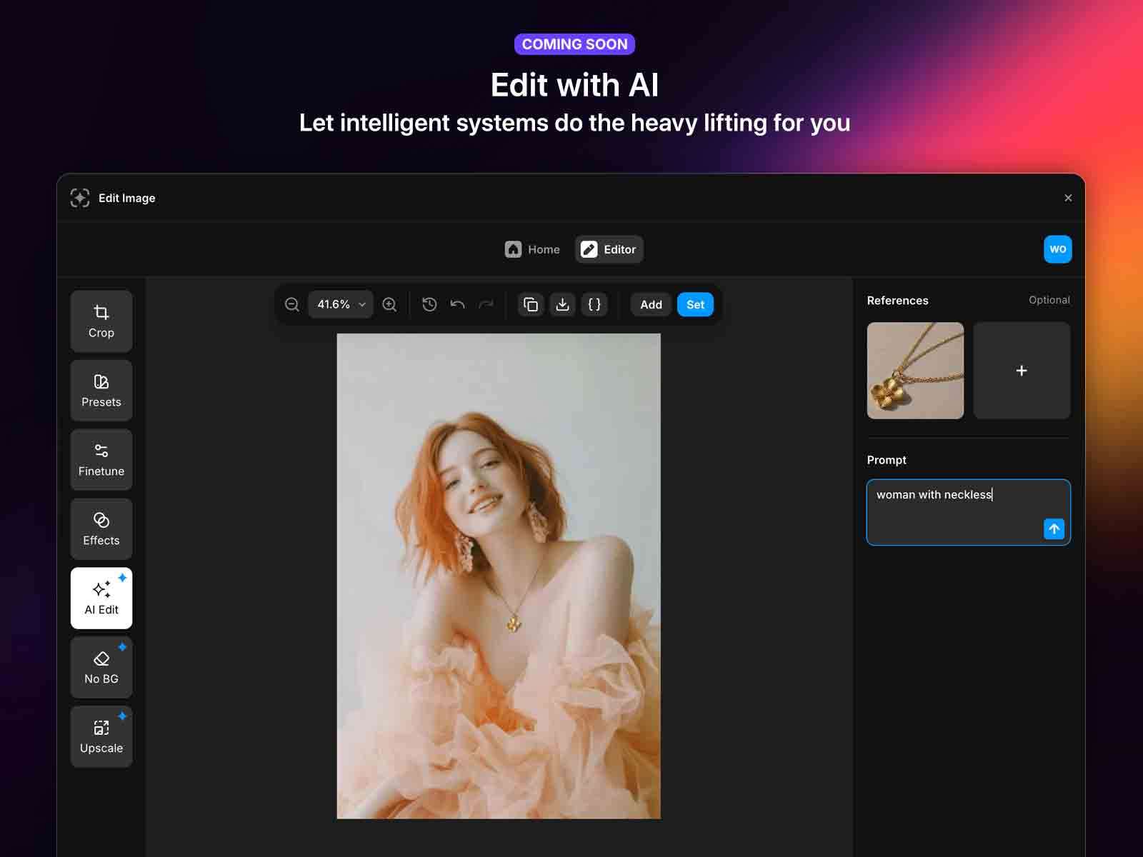 Раздел AI Edit в Edit Image Studio
