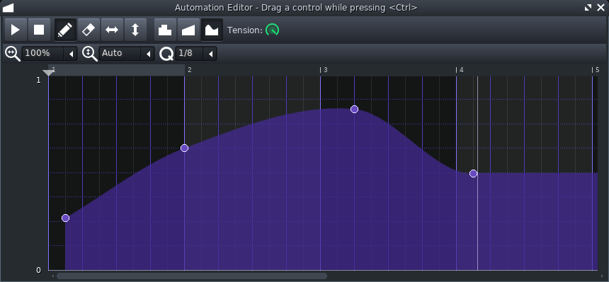 LMMS Automation Editor