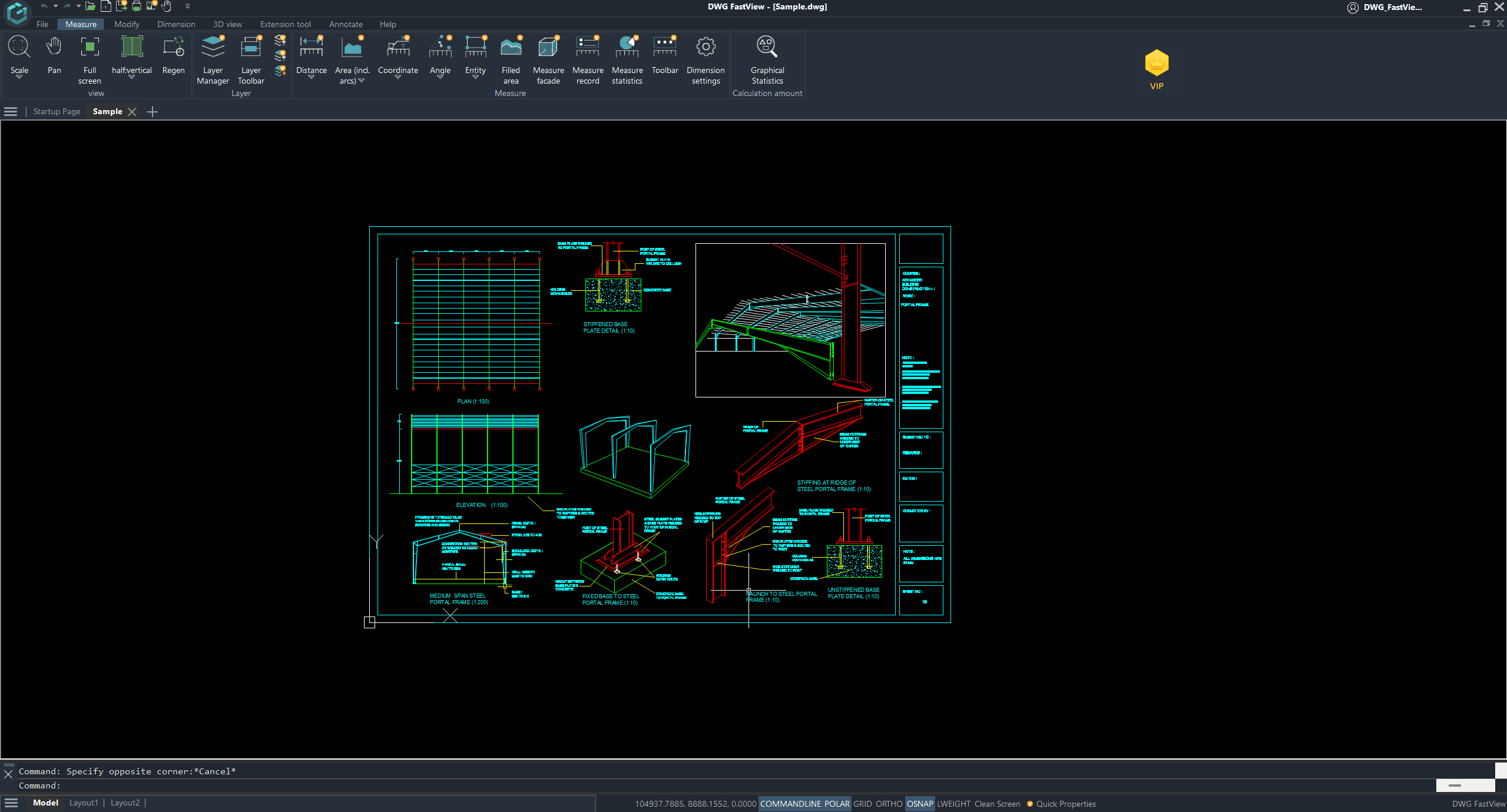 Интерфейс DWG FastView Web