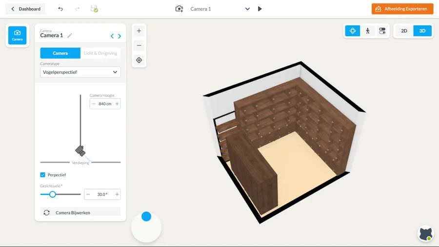 Интерфейс Floorplanner