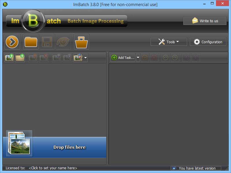 Главное окно ImBatch