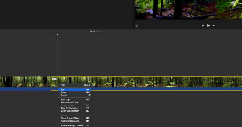 Интерфейс iMovie для монтажа на устройствах Apple